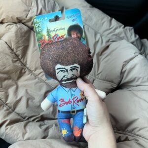 Bob Ross Plush Dog Toy